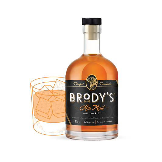 Brody's Air Mail Rum Cocktail
