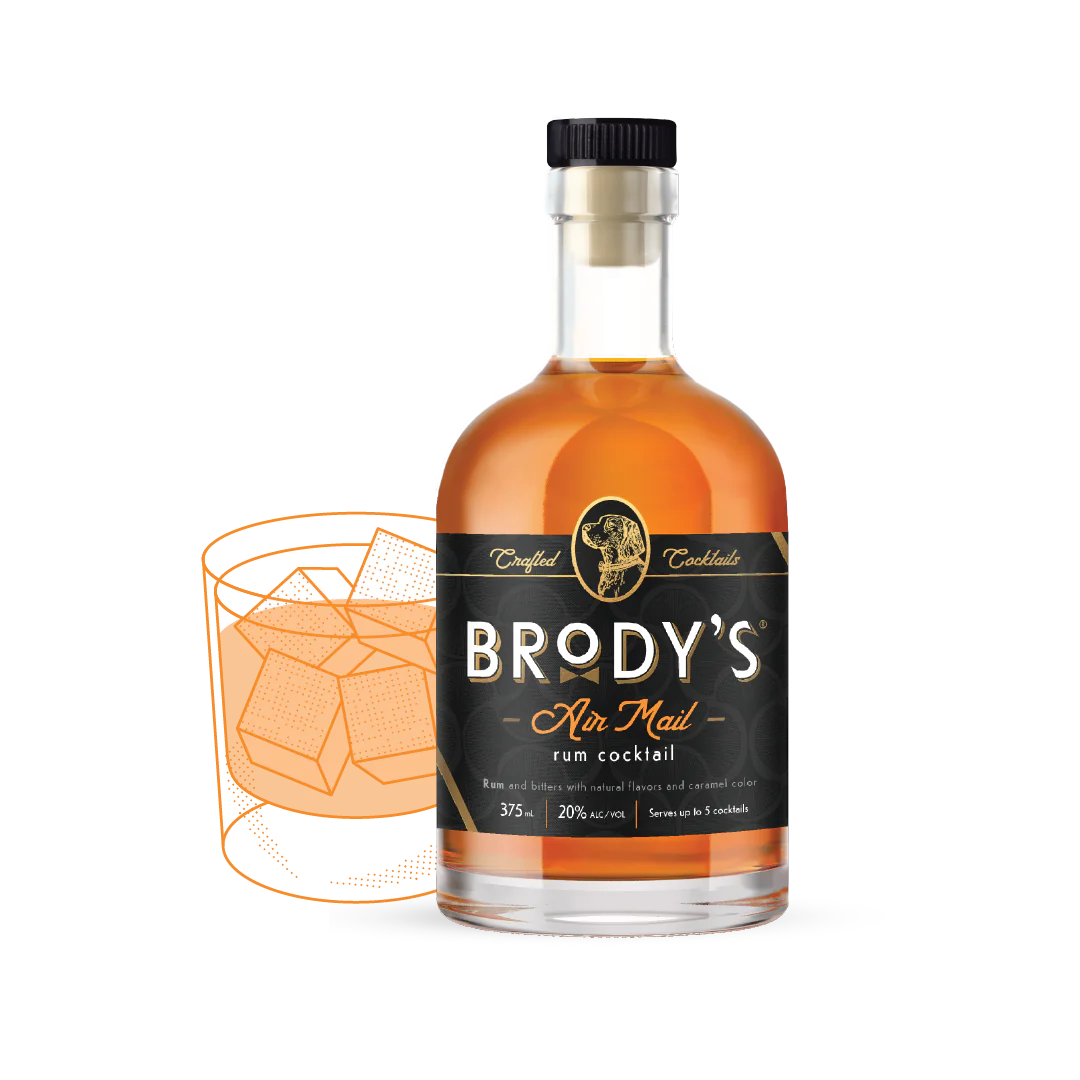 Brody's Air Mail Rum Cocktail