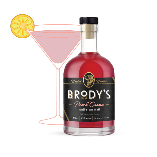 Brody's Peach Cosmo - Vodka Cocktail