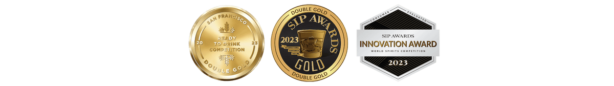Brody's Classic Mai Tai rum cocktail awards: SIP Awards Double Gold and Innovation Award winner; San Francisco World Spirits Competition Double Gold Award winner (2X).