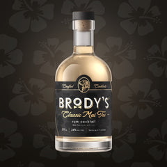 Brody's Classic Mai Tai rum cocktail in a 375 ml bottle